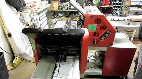 Challenge SRA3 Air Feed Paper Folder w 8 Page Return