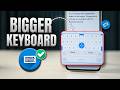 How to Enlarge Your Samsung Keyboard for Comfortable Typing | Samsung Keyboard Settings!