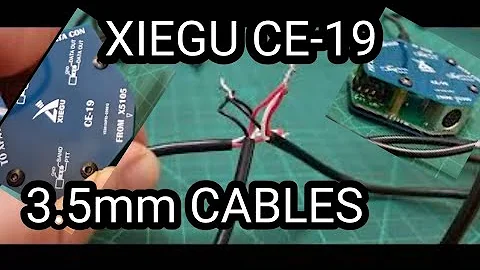 XIEGU CE19 WIRE CONNECTIONS -THREE CABLES IN BOX