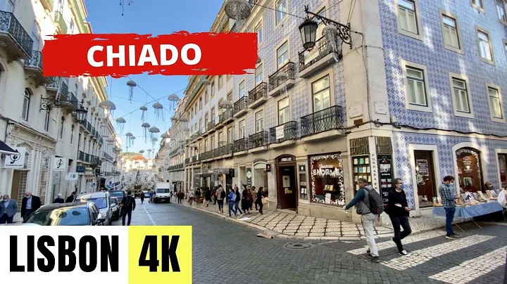 LISBON, PORTUGAL  [4K] Baixa & Chiado Walking Tour