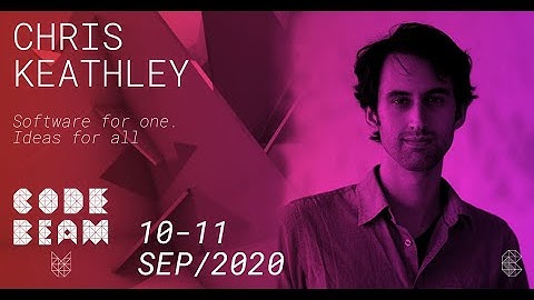 Software for One. Ideas for All | Chris Keathley | Code BEAM V