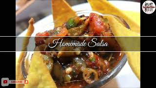 Homemade Salsa | How to Make Salsa | JAIN Spicy Chunky Salsa | Mexican | Nachos Dip | Hot & Spicy