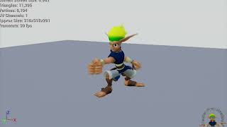 Jak and Daxter - Jak Animation Timelapse - Punch