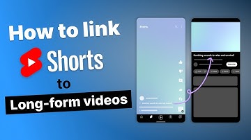 How to add video link in youtube shorts | How to link videos to shorts