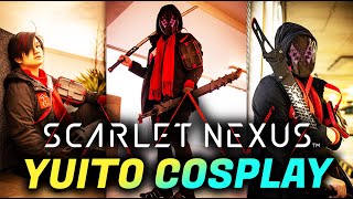 SCARLET NEXUS YUITO SUMERAGI COSPLAY TIMELAPSE + FULL SCABBARD SWORD #SNXCosplayContest