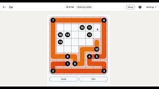 LinkedIn Zip Today Answer - Puzzle #363 | March 15, 2026