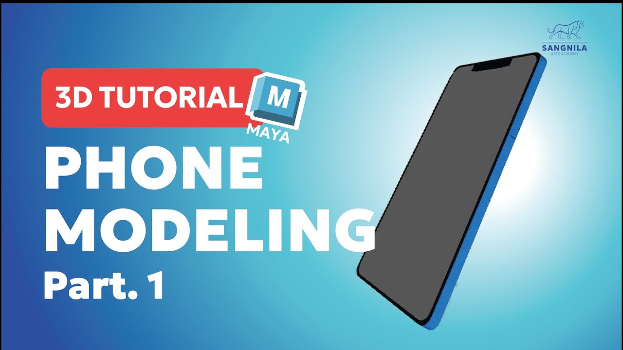 📱 3D Modeling a Phone Part 1 (Using Maya) - YouTube