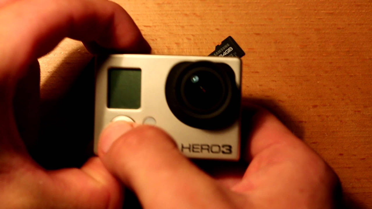 Howto hard reset GoPro Hero 3 and 3 cameras