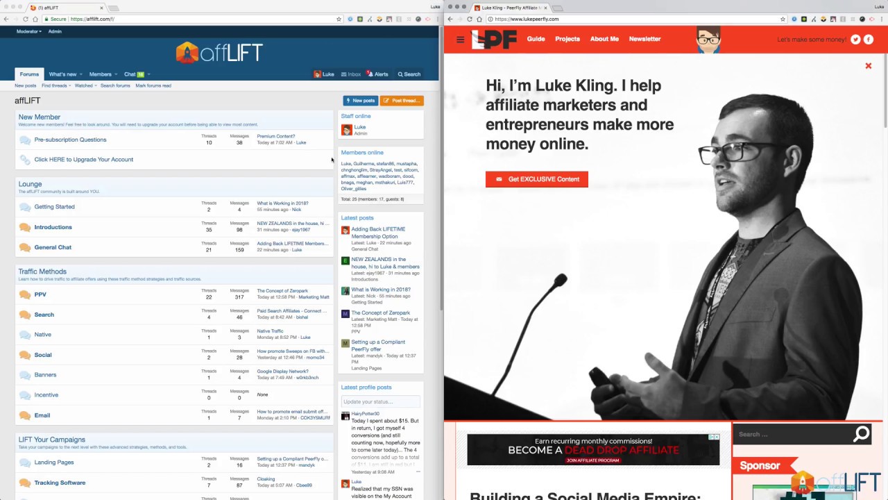 A TOUR of affLIFT - I'M ALIVE - Let's make some money!