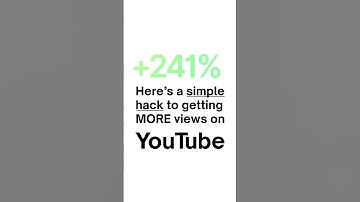 How to get MORE views on YouTube in less than a minute🤯