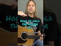 How to hold the guitar part 4 #shorts #shortsviral #guitarzoom #stevestine