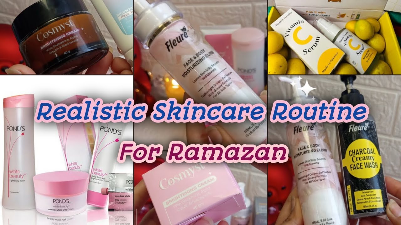 Simple Ramadan Skincare Routine | Get Glowing Skin Without Salon 🎀💝