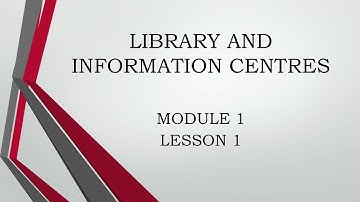 1 Library In Information Center-Concepts and Role in Society Sr. Secondary 339