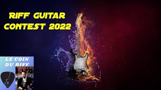 Ma participation au #riffguitarcontest2022