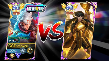 Xborg Vs Chou | METRO ZERO Skin | EXP Lane Mobile Legends Full High Level Gameplay