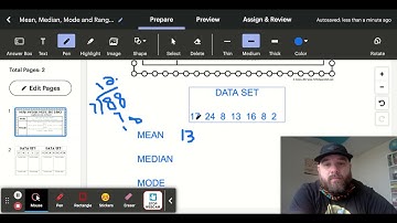 Mean, Median, Mode, Range