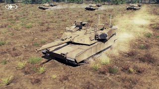 Rafael Advanced Defense Systems - Abrams Main Battle Tanks With Trophy APS Combat Simulation [1080p] by arronlee33 1,884 views 6 months ago 1 minute, 25 seconds