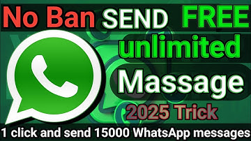 WhatsApp Bulk Message Sender Free Tool 2025 | How to send WhatsApp messages to 1 lakh numbers sim...