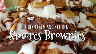S'mores Brownies 🍁 Fall Comfort Dessert 🍁 Southern Farm and Kitchen screenshot 3