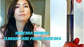 MASCARA MONDAY | CLINIQUE LASH POWER MASCARA (Long - YouTube