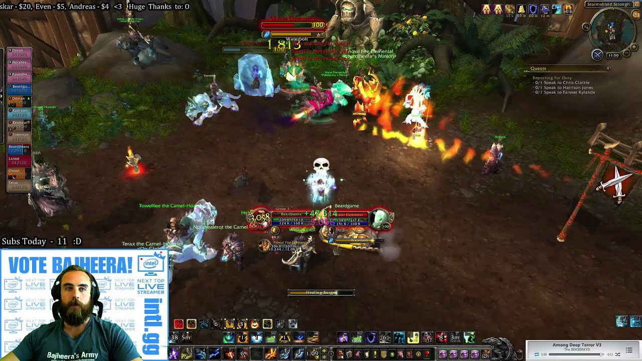 Warlords of Draenor (Beta): Level 100 Elemental Shaman vs Frost Mage Duel - WoD PvP Gameplay