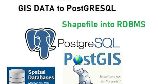 How to Load Shapefile Data onto PostGIS and PostgreSQL database #postgresql #gis #howto