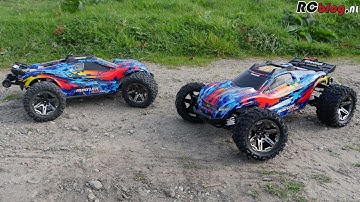Traxxas Rustler 4X4 VXL video review (NL)