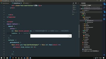 vue js 入门与实战 十一天课程day10 04 项目 获取商品详情的轮播图数据并分析如何抽离轮播组件