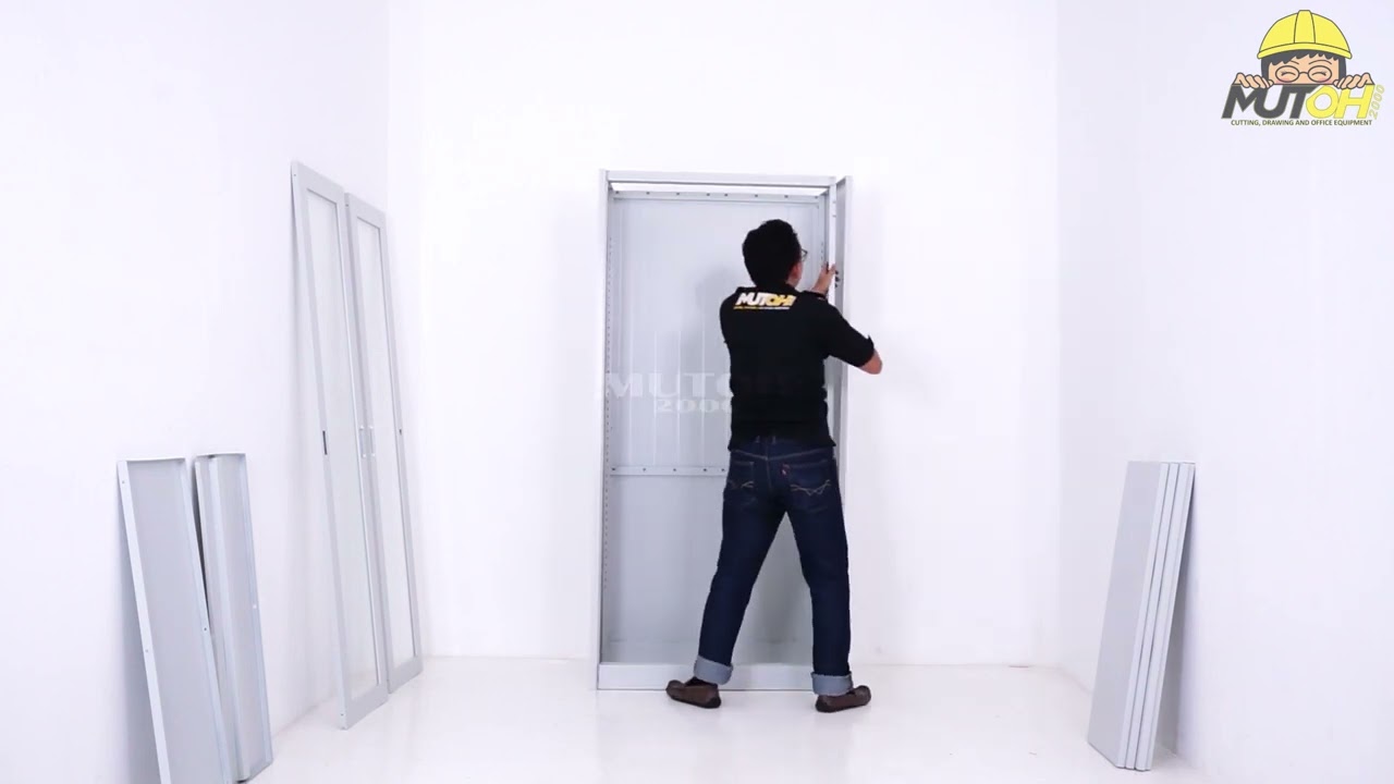 Perakitan Lemari Arsip Victory Sliding Kaca FC-08
