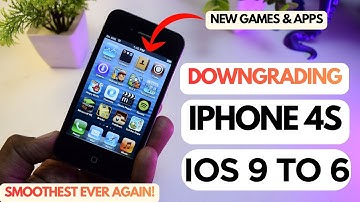 How to Downgrade iPhone 4s iOS 9.3.6 to iOS 6.1.3