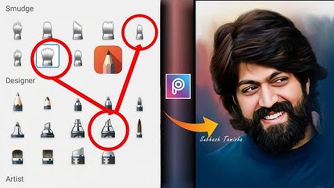 PicsArt Smudge oil paint effect photo editing ||Autodesk face smooth editing ||Toolwiz photo editing