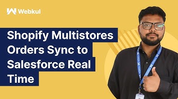 #Shopify Multistores Orders Sync to #Salesforce Real Time | eShopSync for Shopify