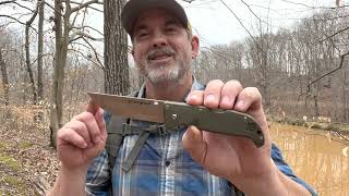 Scandi folding knife? Testing the Cold Steel Finn Wolf