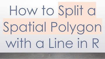 How to Split a Spatial Polygon with a Line in R