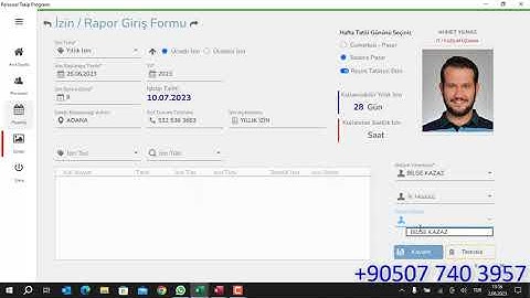 Personel Takip Programı