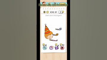 BRAIN TEST LEVEL 127 Which on is the longest?