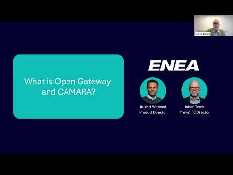What is Open Gateway and CAMARA? - video from Qosmos