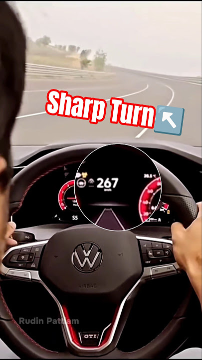 ഇതൊക്കെ എന്ത് 🔥🔥🔥 Golf GTI Top Speed in Sharp Turn 😲 #golfgti #volkswagen