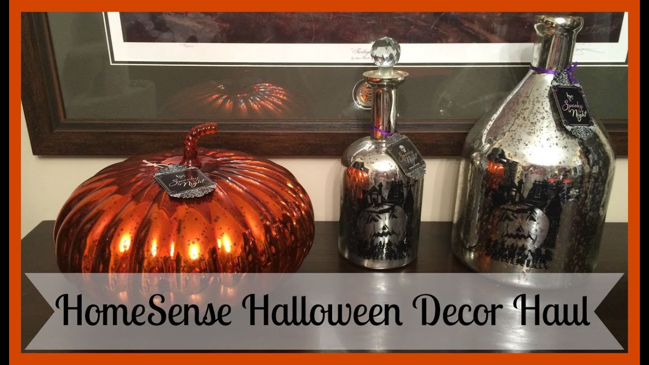  HomeSense Haul Halloween Decor YouTube