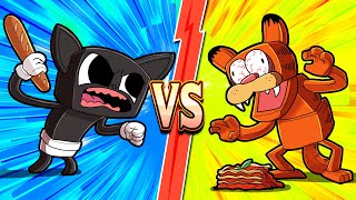 Cartoon Cat vs SCP3166 Gorefield! (Minecraft)