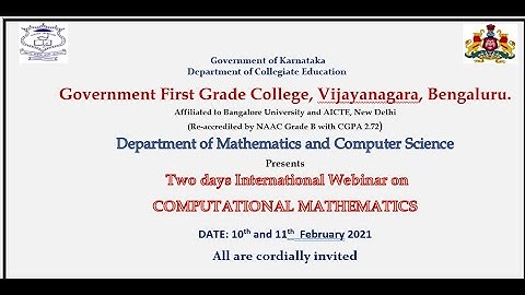 Day 2- International Webinar on Computational Mathematics