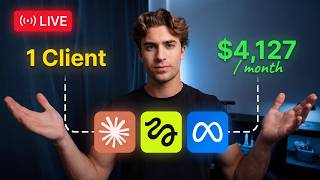 I Built a $4,127/pm AI Service For a Client in 35 Minutes (Live)