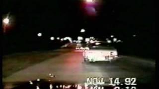 Drunk driver tries to out run cops