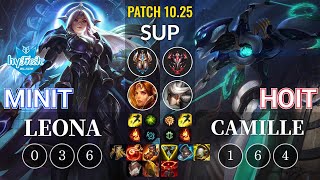 hyF Minit Leona vs Hoit Camille Sup - KR Patch 10.25