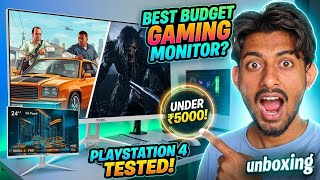 I just bought a gaming 🎮monitor under 5k 💸 #playstation #gta5 #review 
