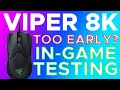 Razer Viper 8K Unboxing + In-Game Testing! First Impressions: PROCEED WITH CAUTION! TOO EARLY?!