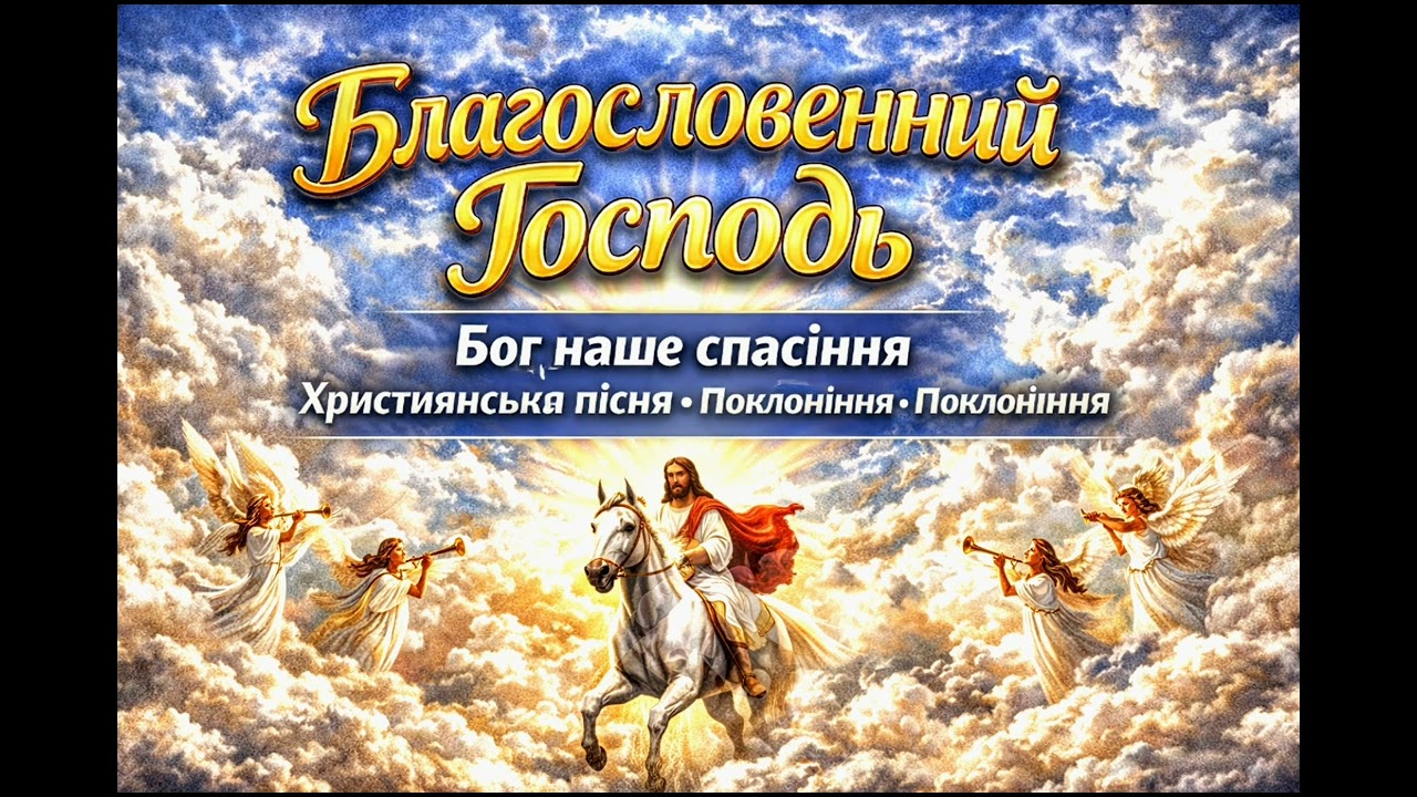 😇Благословенний Господь | Бог наше спасіння |🎼 Християнська пісня • Псалом 68:2-5🙏