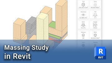 Autodesk Revit - Massing study in minutes!