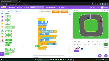 make a racing car game on scratch