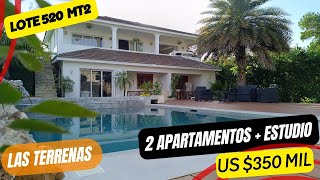 OPORTUNIDAD UNICA EN LAS TERRENAS: VENTA DE 2 APARTAMENTOS ➕ ESTUDIO 350 ML DÓLARES